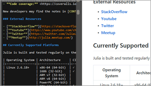 UltraEdit 中 HTML 和 Markdown 实时预览的屏幕截图